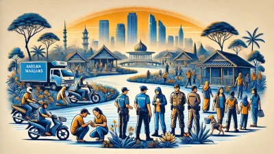 Tangerang warga jaga warga