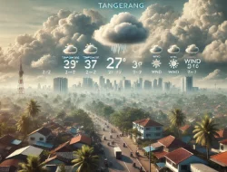 BMKG Cuaca Tangerang Hari Ini Per Jam Prakiraan Lengkap Kondisi Cuaca Terbaru