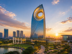Menara Matahari Lippo Karawaci Ikon Gedung Modern Pusat Bisnis Dan Pendidikan Strategis