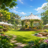 Pesta Kebun The Breeze Kabupaten Tangerang Jadi Destinasi Kuliner Favorit Dengan Konsep Taman Modern