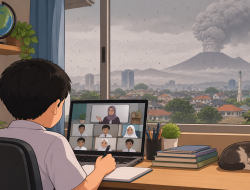 PJJ Sekolah Tangerang Abu Vulkanik Berlaku Tiga Hari Siswa Belajar dari Rumah