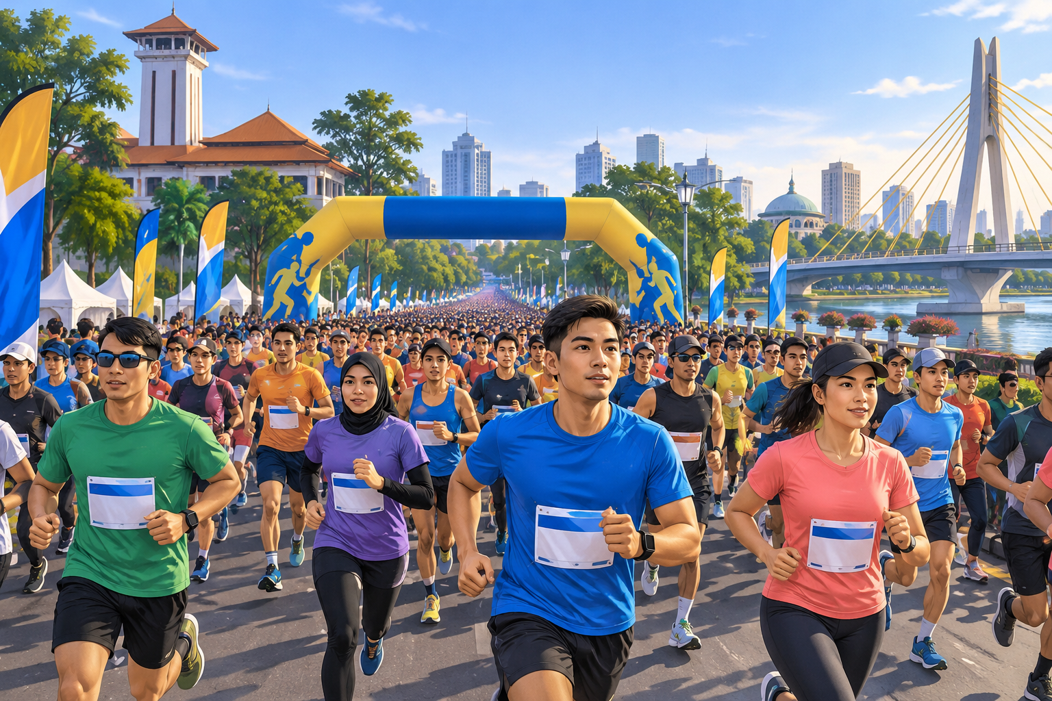 Ribuan Pelari Siap Tangerang 10K