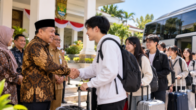 Bupati Tangerang Lepas Mahasiswa Tiongkok