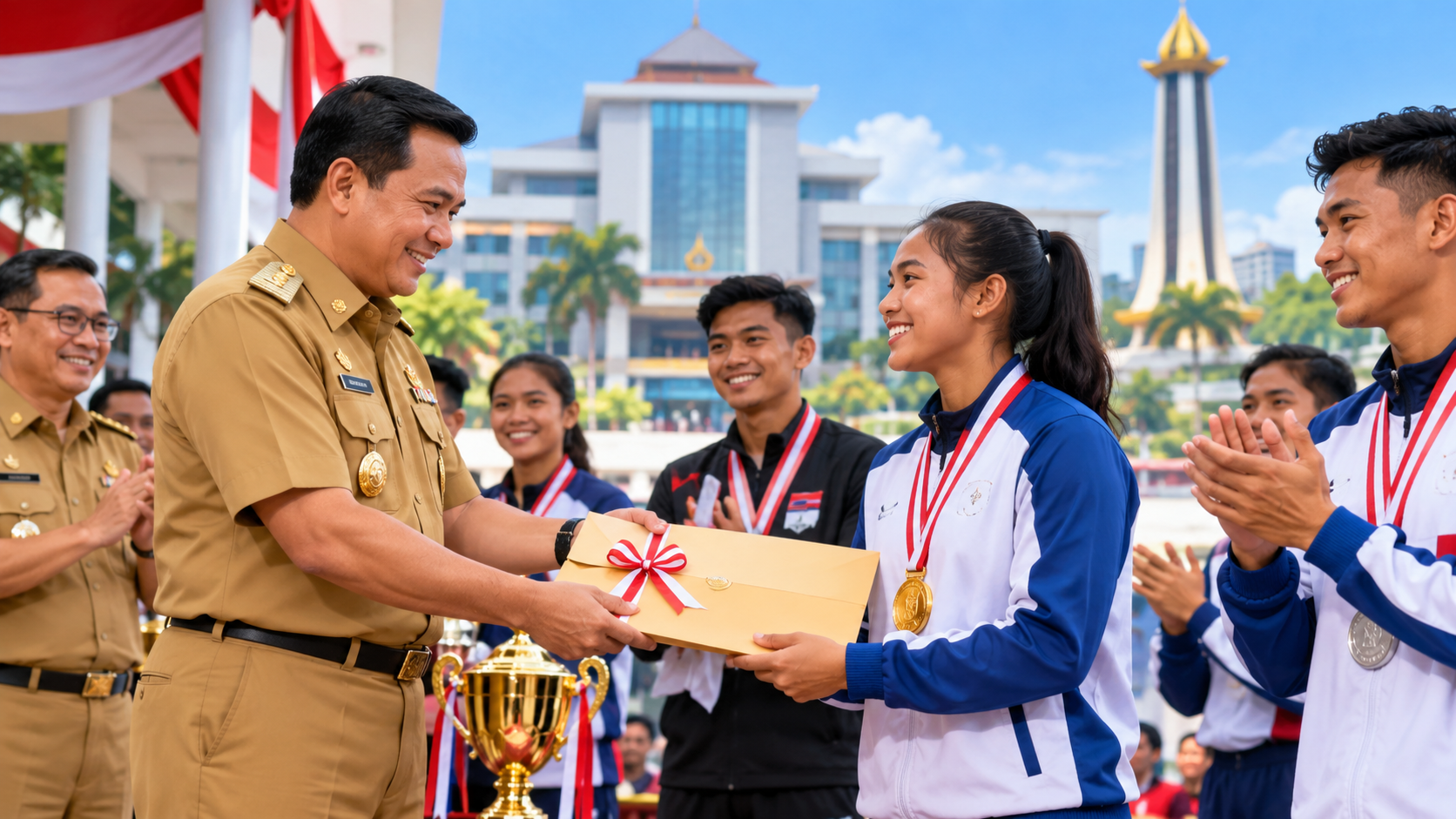 Pemkot Tangerang Salurkan Bonus Atlet